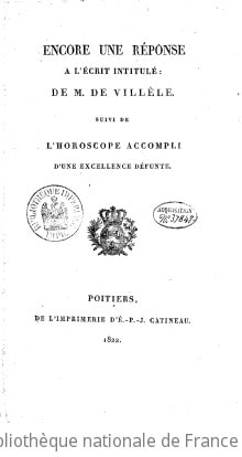 Cover of Encore une Réponse à l'écrit intitulé