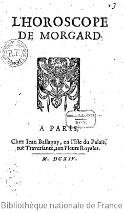 Cover of L'Horoscope de Morgard