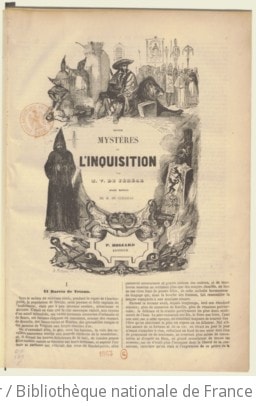 Cover of Mystères de l'Inquisition et autres sociétés secrètes d'Espagne