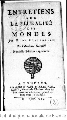 Cover of Oeuvres diverses de M. de Fontenelle. T. 1, [2] Entretiens sur la pluralité des mondes