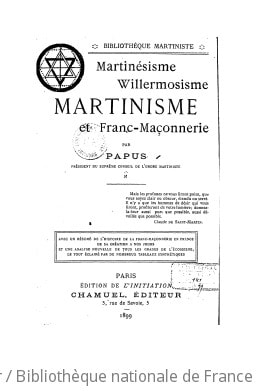 Cover of Martinésisme, willermosisme, martinisme et franc-maçonnerie