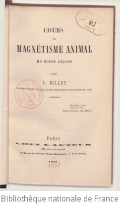 Cover of Cours de magnétisme animal en douze leçons