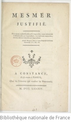 Cover of Mesmer justifié