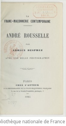 Cover of André Rousselle