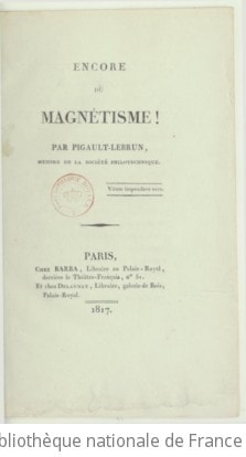Cover of Encore du magnétisme ! par Pigault-Lebrun