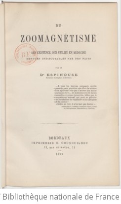 Cover of Du zoomagnétisme