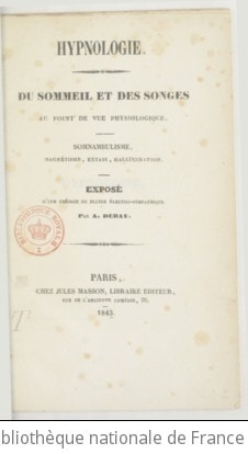 Cover of Hypnologie