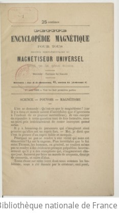 Cover of Petite encyclopédie magnétique pour tous