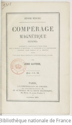 Cover of Compérage magnétique réprimé