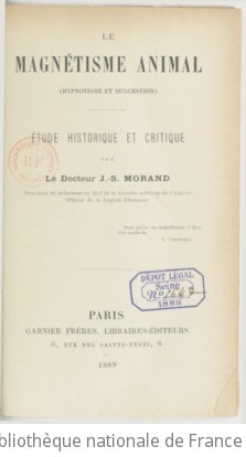 Cover of Le magnétisme animal (hypnotisme et suggestion)