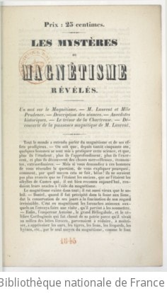 Cover of Les Mystères du Magnétisme révélés