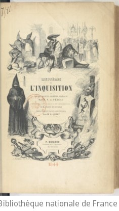 Cover of Mystères de l'Inquisition et autres sociétés secrètes d'Espagne. Début du vol