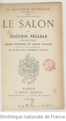 Cover of Le salon de Joséphin Péladan, neuvième année