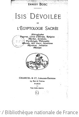 Cover of Isis dévoilée, ou L'égyptologie sacrée