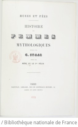 Cover of Histoire des femmes mythologiques