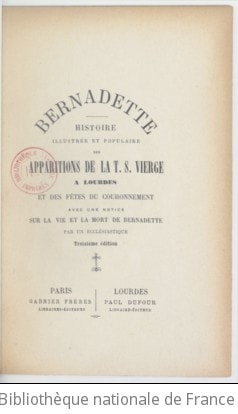 Cover of Bernadette