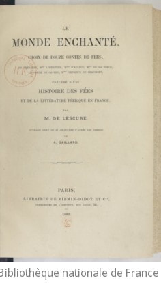 Cover of Le monde enchanté