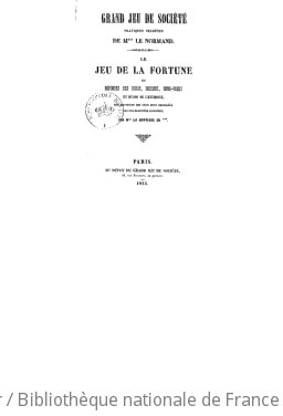 Cover of Grand jeu de société