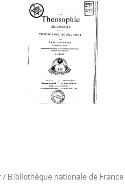 Cover of La théosophie universelle