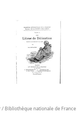 Cover of Les livres de divination