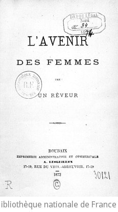 Cover of L'avenir des femmes