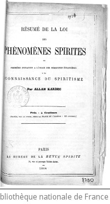 Cover of Résumé de la loi des phénomènes spirites, ou Première initiation, à l'usage des personnes étrangères à la connaissance du spiritisme
