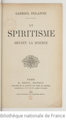 Cover of Le Spiritisme devant la science