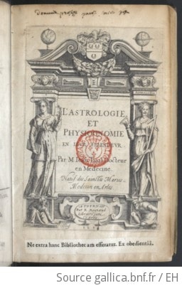 Cover of L'Astrologie et physiognomie en leur splendeur. Par M. Jean Taxil