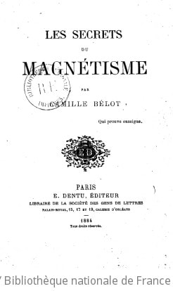 Cover of Les secrets du magnétisme