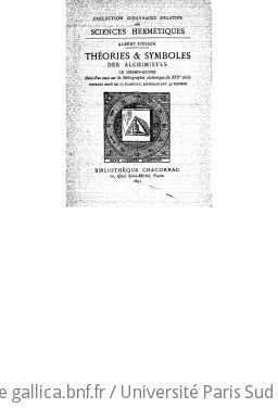Cover of Théories [et] symboles des alchimistes