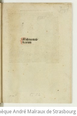 Cover of Malleus maleficarum Henricus Institoris, Jakob Sprenger