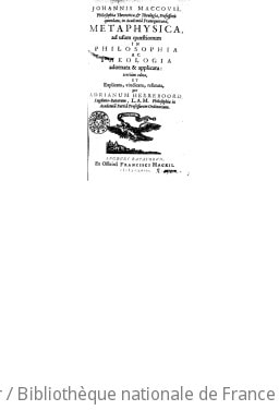 Cover of Metaphysica, ad usum quaestionum in philosophia ac theologia adornata et applicata (Tertia edita)