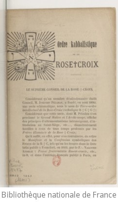 Cover of Le Suprême conseil de la Rose-Croix