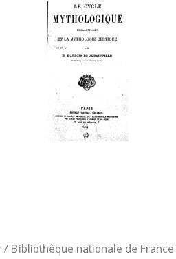 Cover of Cours de littérature celtique. 2, Le cycle mythologique irlandais et la mythologie celtique