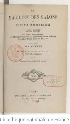 Cover of Le magicien des salons, ou Le diable couleur de rose