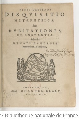 Cover of Disquisitio metaphysica . Seu Dubitationes et instantiae