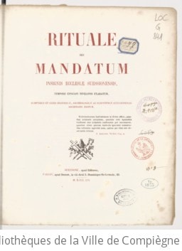 Cover of Rituale, seu Mandatum insignis Ecclesiae Suessionis, tempore episcopi Nivelonis, exaratum