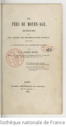 Cover of Les fées du moyen-âge
