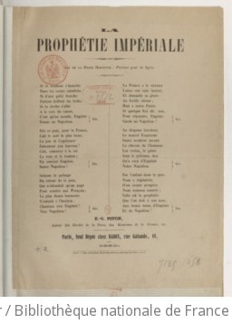 Cover of La prophétie impériale