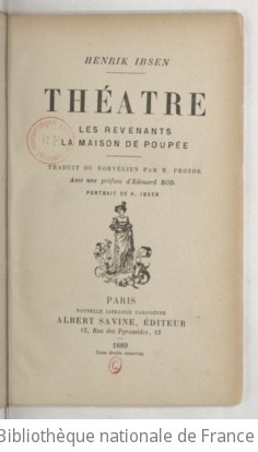 Cover of Théâtre