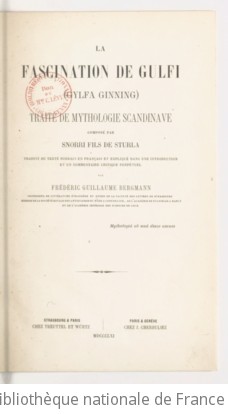 Cover of La fascination de Gulfi ("Gylfa Ginning")