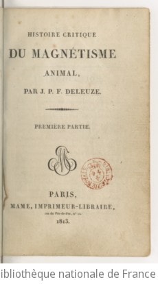 Cover of Histoire critique du magnétisme animal. Partie 1