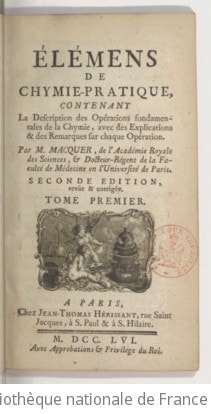 Cover of Élemens de chymie-pratique. Tome 1