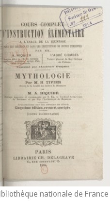 Cover of Mythologie (5e édition)