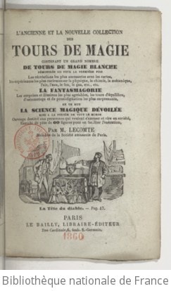 Cover of L'ancienne et la nouvelle collection des tours de magie