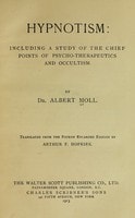 Cover of Hypnotism