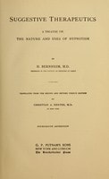 Cover of Suggestive therapeutics