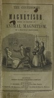Cover of The confessions of a magnetiser
