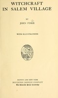 Cover of Witchcraft in Salem village