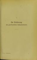 Cover of Die Erklärung des Gedankenlesens